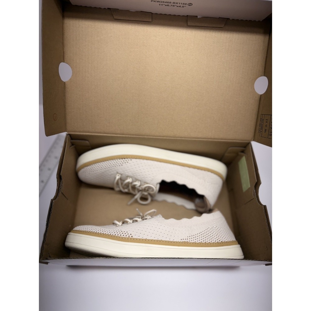 Skechers Women's Coastal Drive slip-on shoe two-tone knit upper Size 6.5 boat - Picture 5 of 6